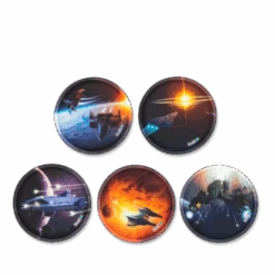 Klettie-Set (5-piece) MATT Galaxy