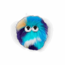 Fleece Klettie Blau-Türkis