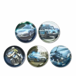 Klettie-Set (5-piece) MATT Police