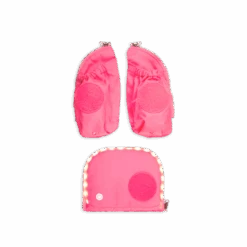 Fluo LED Side Pocket Zip-Set Pink