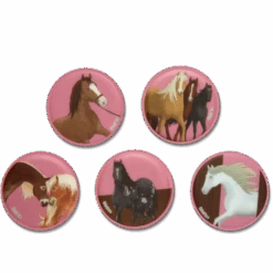 Klettie-Set (5-piece) MATT Running Horses