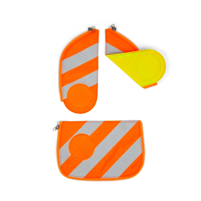 Zip-Set With Reflective Stripes Orange 3 Zip-Set With Reflective Stripes Orange
