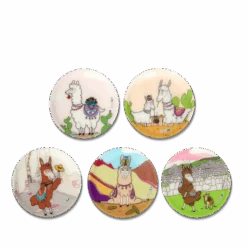 Klettie-Set (5-piece) MATT Lamas